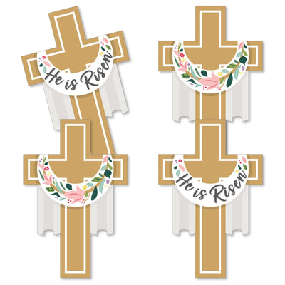 Religious Easter - Cross Decorations DIY Christian Holiday Party Essentials - Set of 20