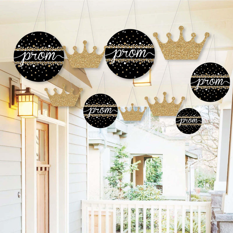 Hanging Prom - Outdoor Prom Night Party Hanging Porch & Tree Yard Decorations - 10 Pieces