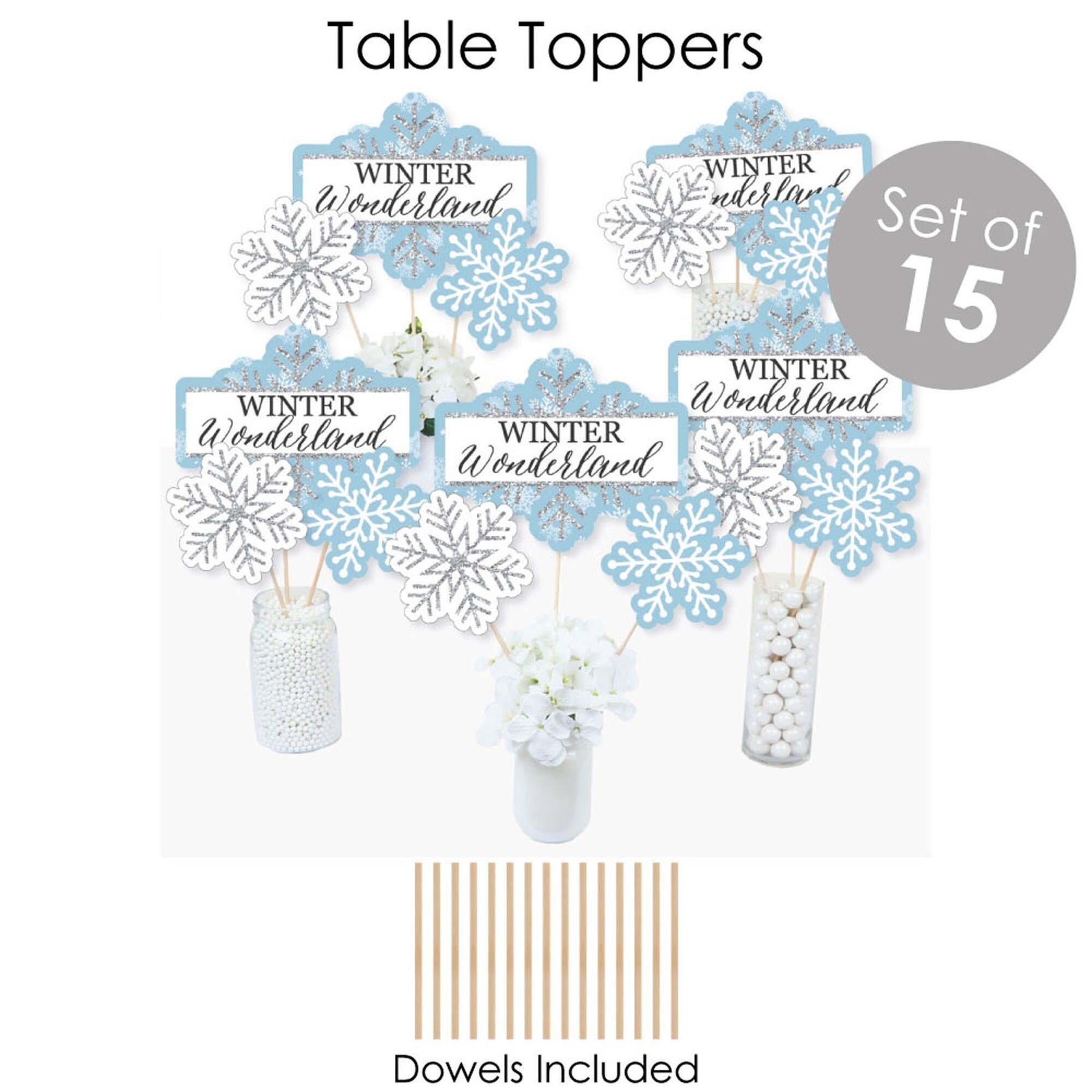 Bulk- Snowflake Confetti – Over The Top Cake Supplies - The Woodlands