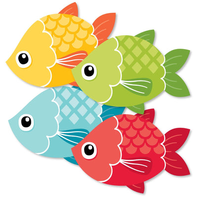Let's Go Fishing - Decorations DIY Fish Themed Party or Birthday Party Essentials - Set of 20