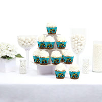Smash and Crash - Monster Truck - Boy Birthday Party Decorations - Party Cupcake Wrappers - Set of 12