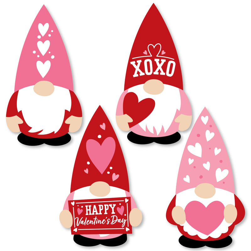 Valentine Gnomes - DIY Shaped Valentine&