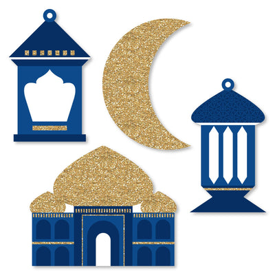 Ramadan - DIY Shaped Eid Mubarak Cut-Outs - 24 ct