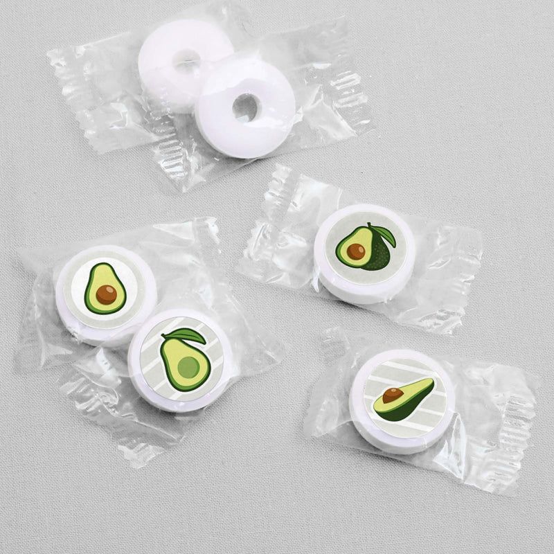 Hello Avocado - Fiesta Party Round Candy Sticker Favors - Labels Fit Hershey&