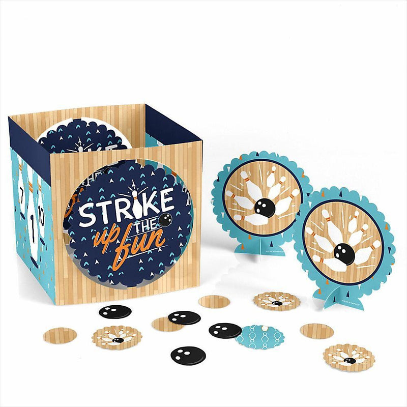 Strike Up the Fun - Bowling - Baby Shower or Birthday Party Centerpiece and Table Decoration Kit