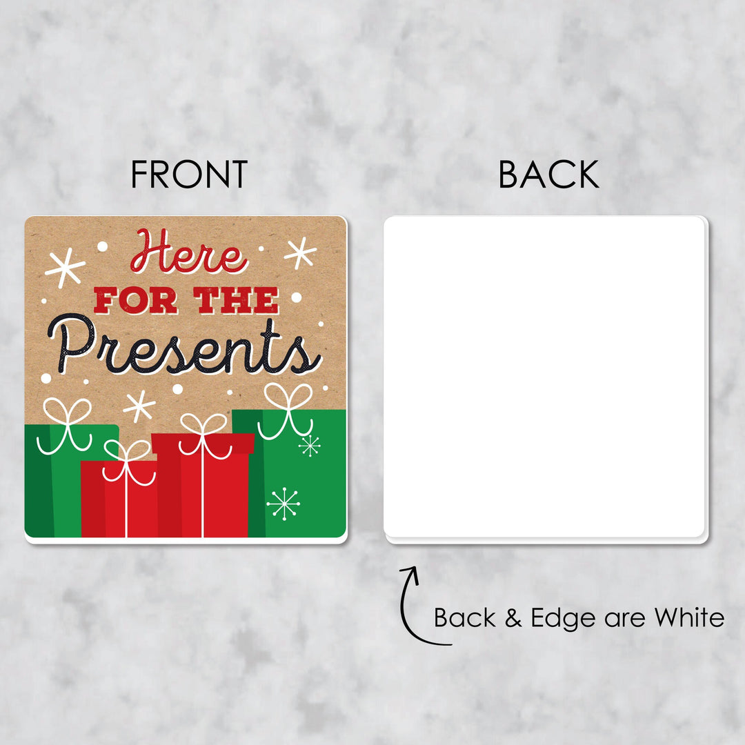 Jolly Santa Claus - Funny Christmas Party Decorations - Drink Coasters - Set of 6