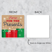 Jolly Santa Claus - Funny Christmas Party Decorations - Drink Coasters - Set of 6