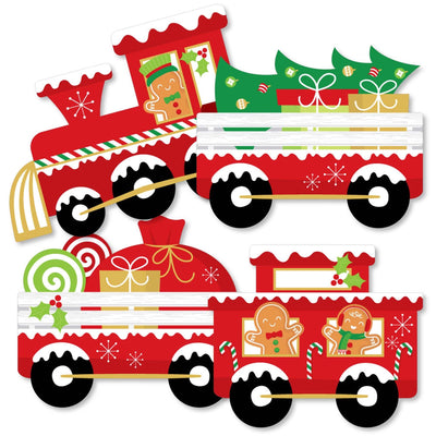 Christmas Train - Decorations DIY Holiday Party Essentials - Set of 20