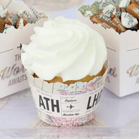 World Awaits - Graduation Party Decorations - Party Cupcake Wrappers - Set of 12
