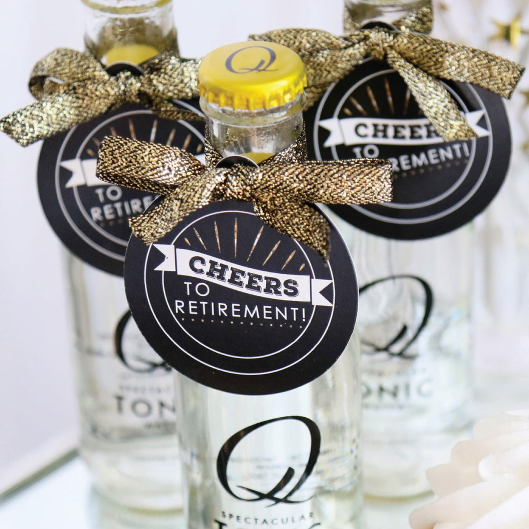 Happy Retirement - Retirement Party Favor Gift Tags (Set of 20)
