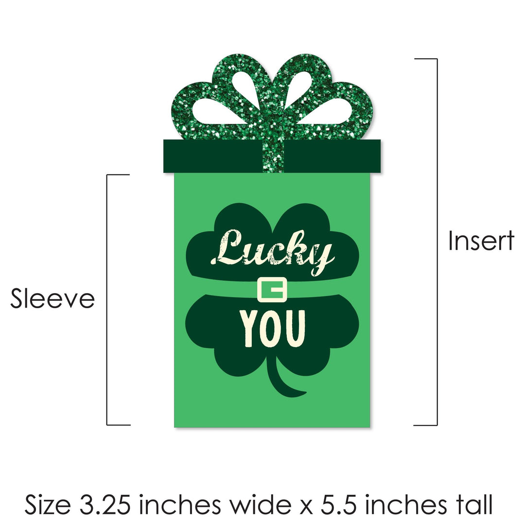 St. Patrick's Day - Saint Patty's Day Party Money and Gift Card Sleeves - Nifty Gifty Card Holders - Set of 8