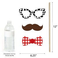 Farm Animals - Baby Shower or Birthday Photo Booth Props Kit - 20 Count