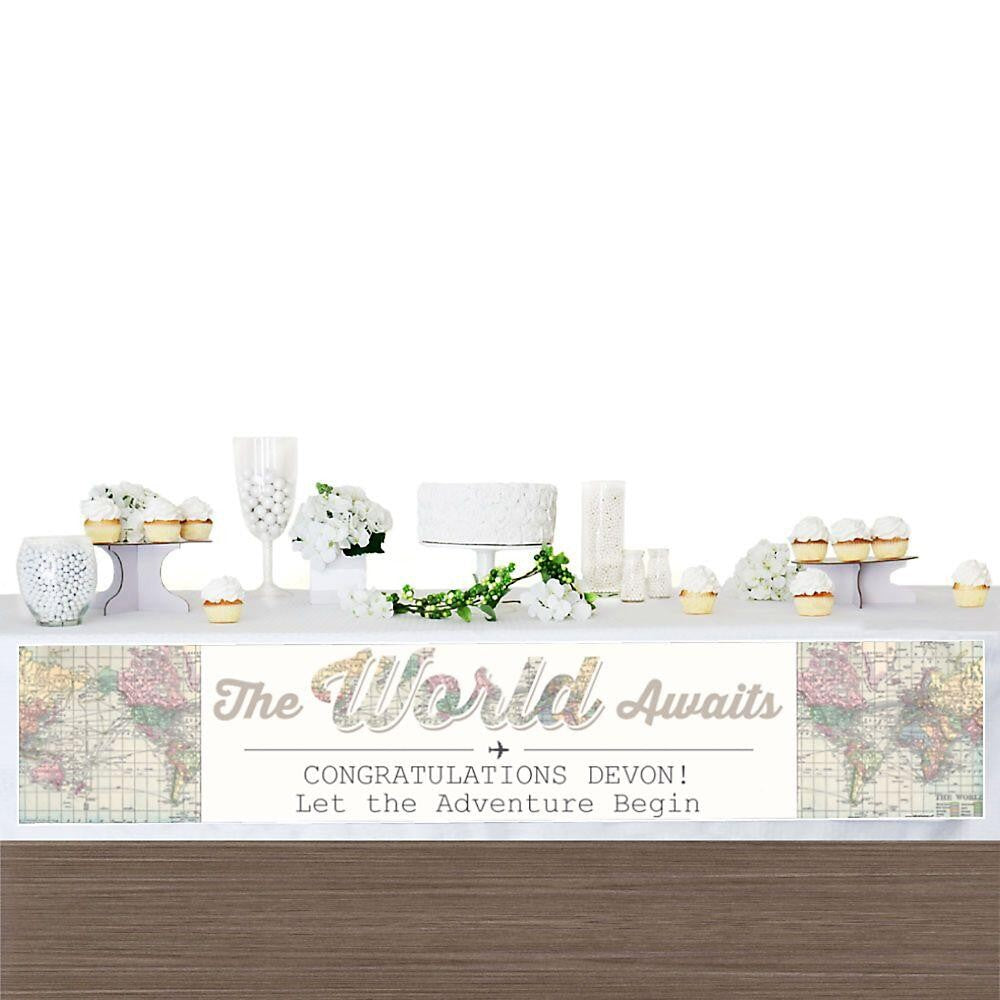 World Awaits - Personalized Graduation Banner