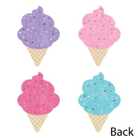 Scoop Up The Fun - Ice Cream - Decorations DIY Sprinkles Party Essentials - Set of 20