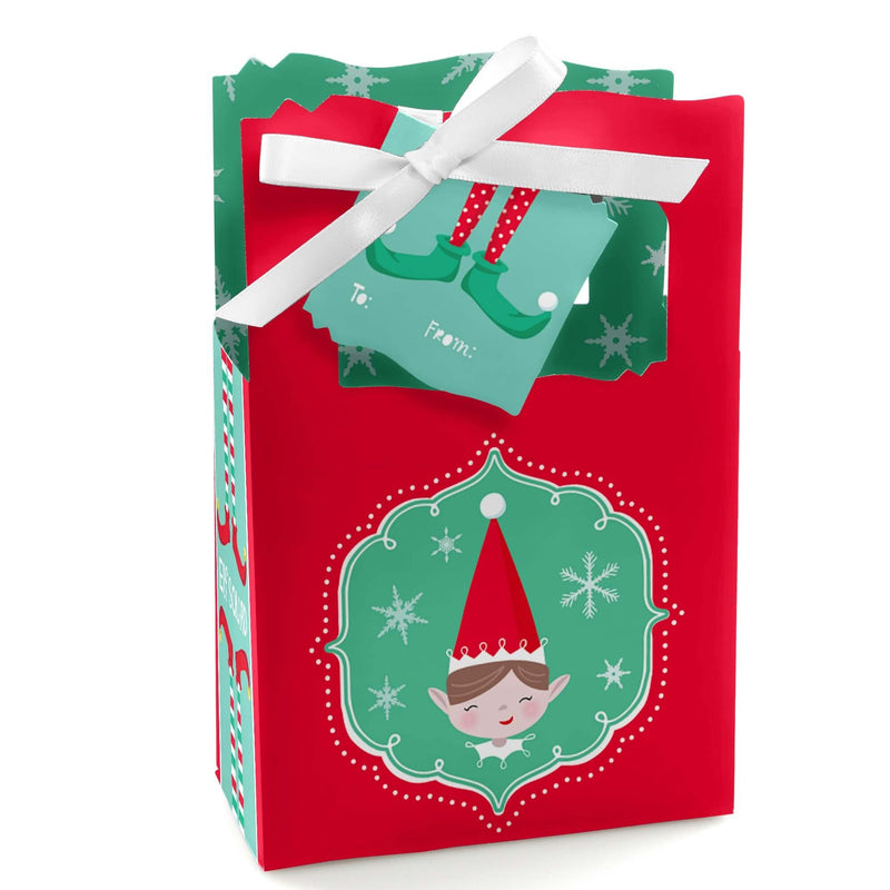 Elf Squad - Kids Elf Christmas and Birthday Party Favor Boxes - Set of 12