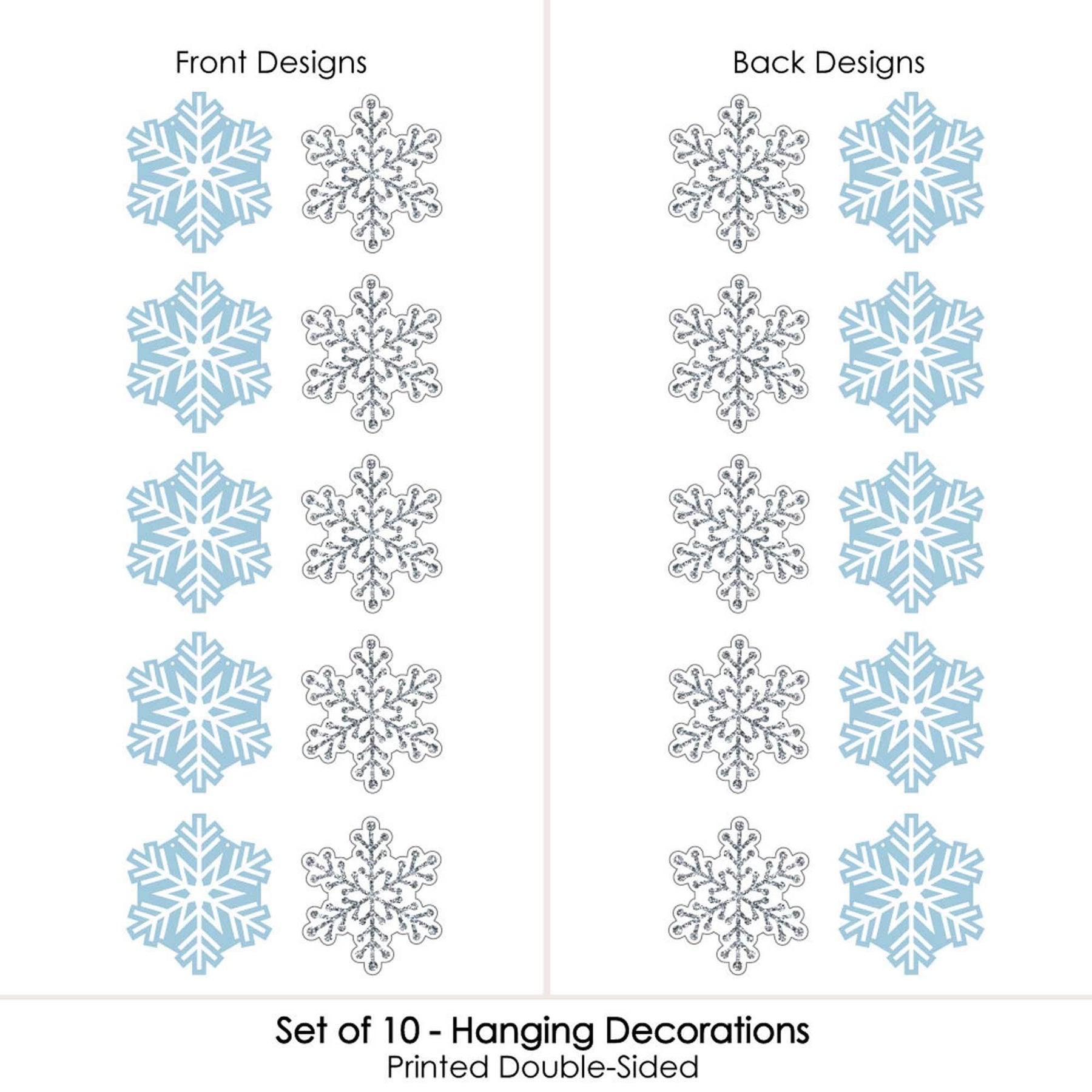 18 Jumbo Hanging Snowflakes, 15pc Christmas Yard Art, Yard Card