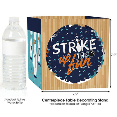 Strike Up the Fun - Bowling - Baby Shower or Birthday Party Centerpiece and Table Decoration Kit