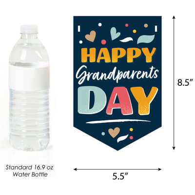 Happy Grandparents Day - Grandma & Grandpa Party Bunting Banner - Party Decorations - Happy Grandparents Day