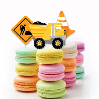 Dig It - Construction Party Zone - DIY Shaped Baby Shower or Birthday Party Cut-Outs - 24 Count