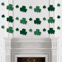 St. Patrick's Day - Saint Patty's Day Party DIY Decorations - Clothespin Garland Banner - 44 Pieces