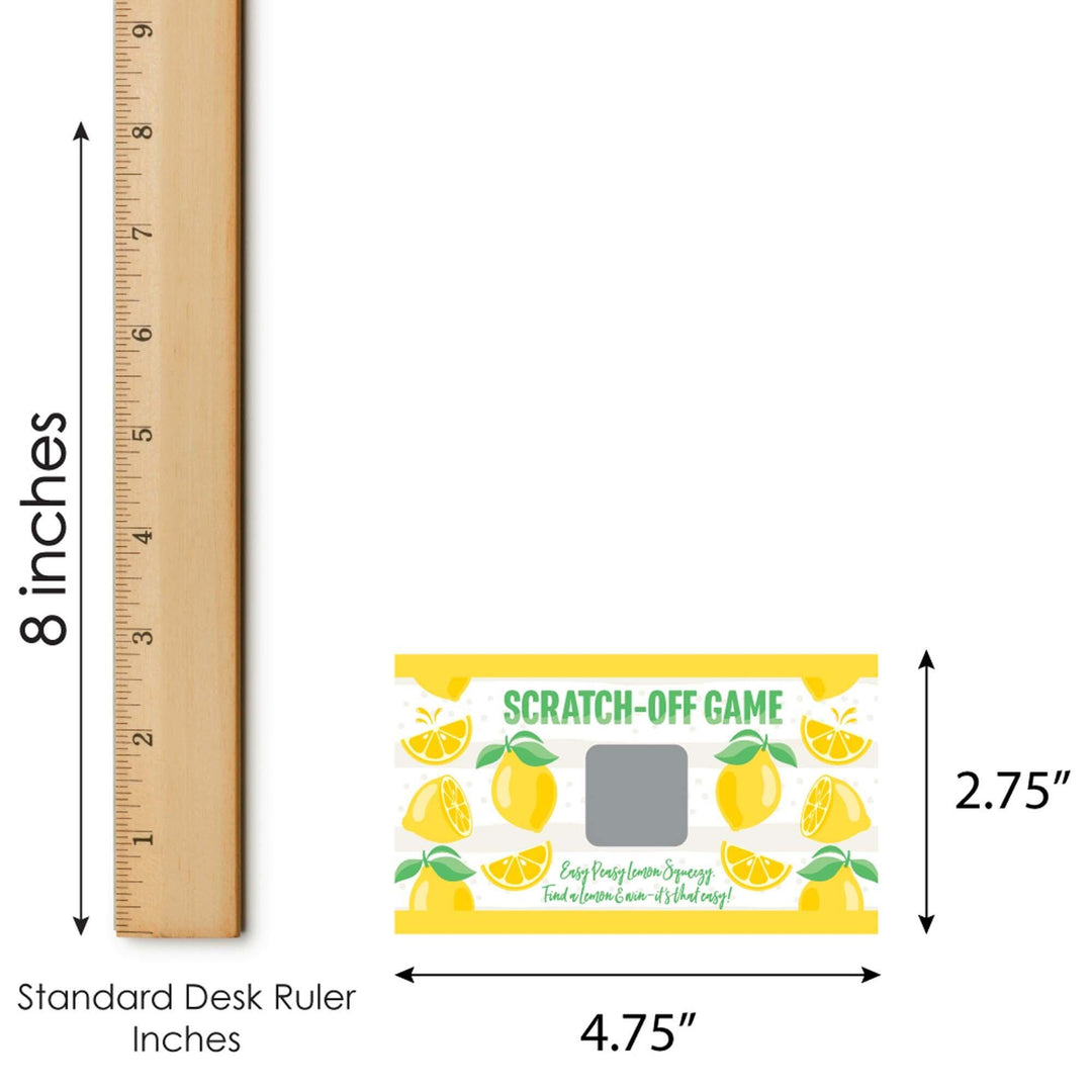 So Fresh - Lemon - Citrus Lemonade Party Game Scratch Off Cards - 22 Count