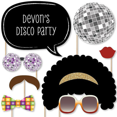 70's Disco - 20 Piece Photo Booth Props Kit