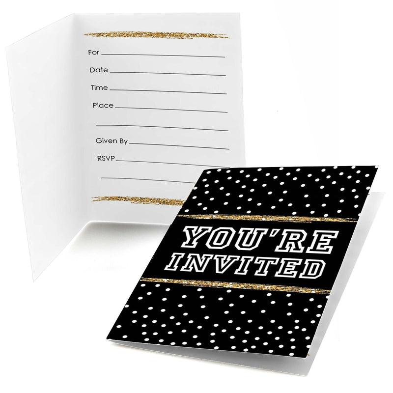 Reunited - Fill In School Class Reunion Party Invitations - 8 ct