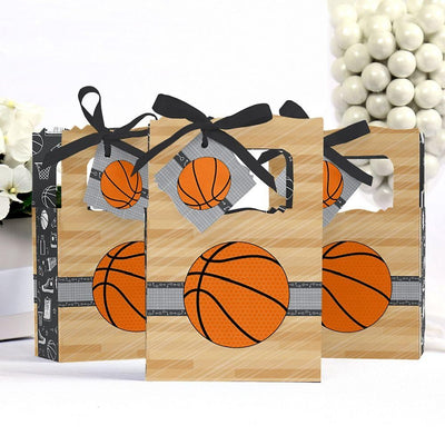 Nothin' but Net - Basketball - Baby Shower or Birthday Party Favor Boxes - Set of 12