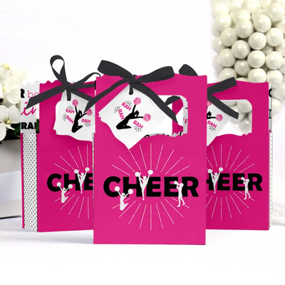 We've Got Spirit - Cheerleading - Birthday Party or Cheerleader Party Favor Boxes - Set of 12