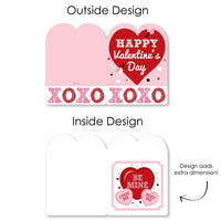 Conversation Hearts - Kids Valentine's Day Giant Greeting Card - Big Shaped Jumborific Card - 16.5 x 22 inches