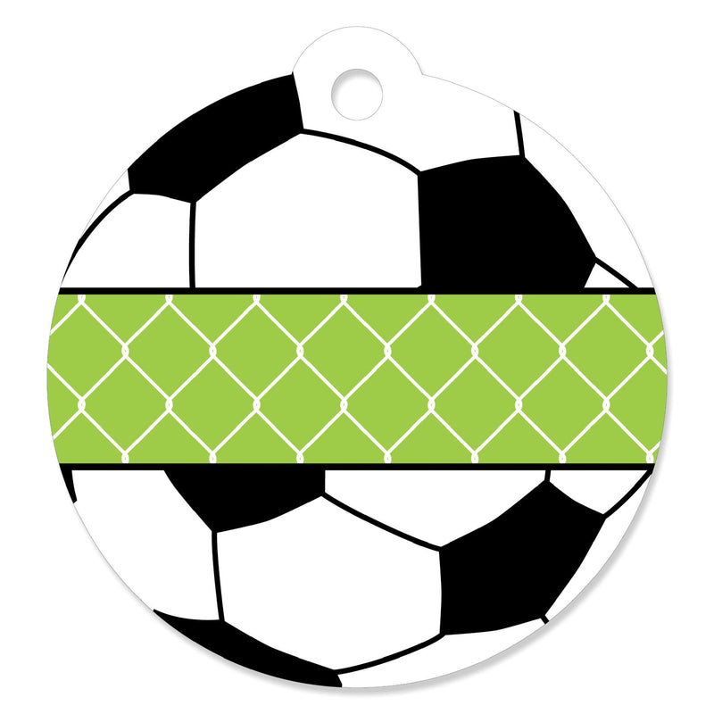 Goaaal - Soccer - Baby Shower or Birthday Party Favor Gift Tags (Set of 20)