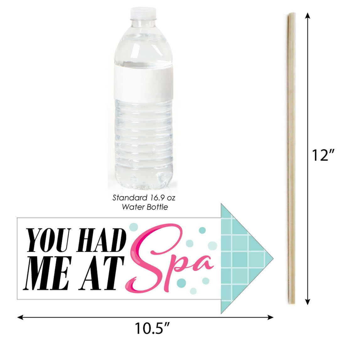 Funny Spa Day - Girls Makeup Party Photo Booth Props Kit - 10 Piece