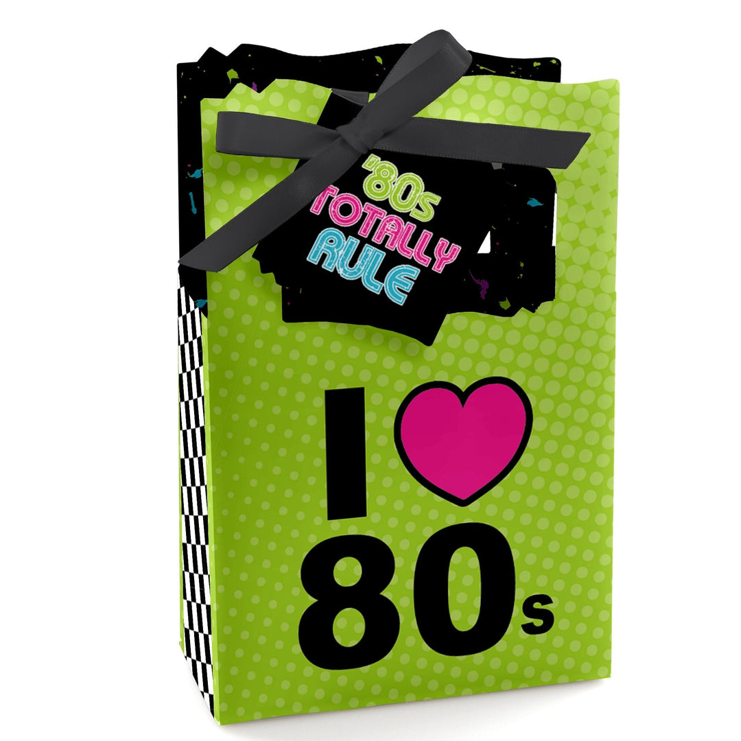 80's Retro - Totally 1980s Party Favor Boxes - Set of 12