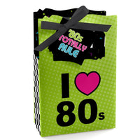 80's Retro - Totally 1980s Party Favor Boxes - Set of 12