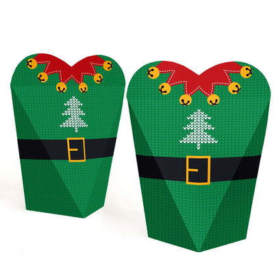Ugly Sweater - Holiday & Christmas Party Favors - Gift Heart Shaped Favor Boxes for Women - Set of 12