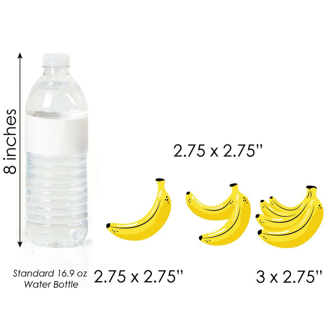 Let's Go Bananas - DIY Shaped Tropical Party Cut-Outs - 24 ct
