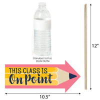 Funny Back To School - 10 Piece First Day of School Classroom Photo Booth Props Kit
