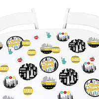 NYC Cityscape - New York City Party Giant Circle Confetti - Party Decorations - Large Confetti 27 Count
