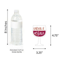 Drink If Game - But First, Wine - Wine Tasting Party Game - Set of 24