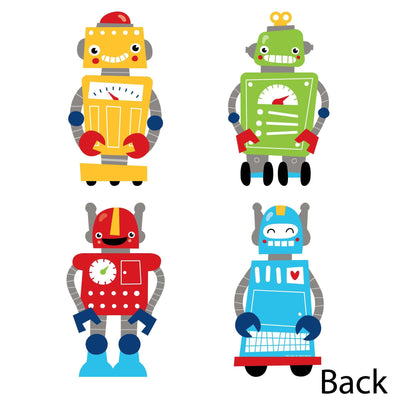 Gear Up Robots - Decorations DIY Birthday Party or Baby Shower Essentials - Set of 20