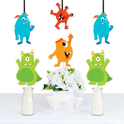 Monster Bash - Decorations DIY Little Monster Birthday Party or Baby Shower Essentials - Set of 20