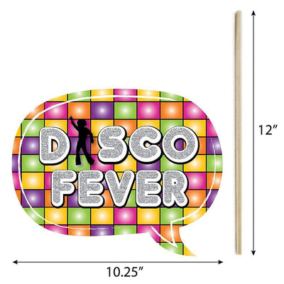 70's Disco - 20 Piece Photo Booth Props Kit