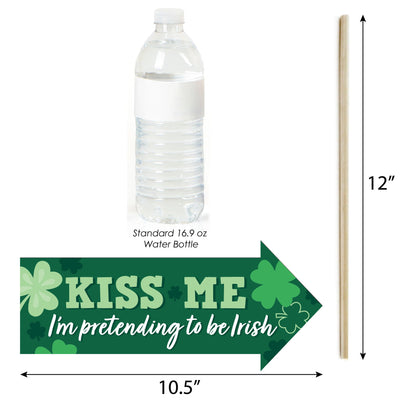 Funny Shamrock St. Patrick's Day - Saint Patty's Day Party Photo Booth Props Kit - 10 Piece