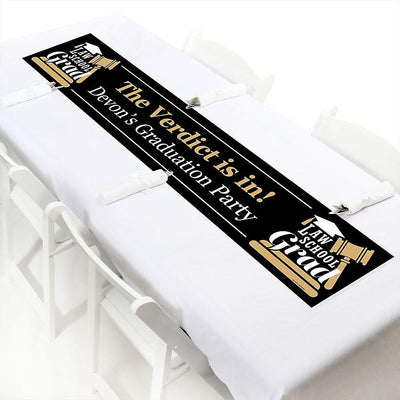 Law School Grad - Personalized Future Lawyer Graduation Party Banner