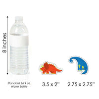 Roar Dinosaur - DIY Shaped Dino Mite T-Rex Baby Shower or Birthday Party Cut-Outs - 24 ct