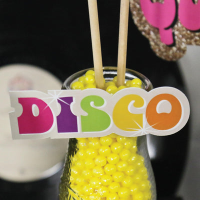 70's Disco - DIY Shaped 1970s Party Cut-Outs - 24 ct
