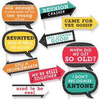 Funny Class Reunion - 10 Piece Photo Booth Props Kit