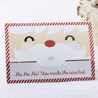 Jolly Santa Claus - Set of 8 Christmas Money And Gift Card Holders