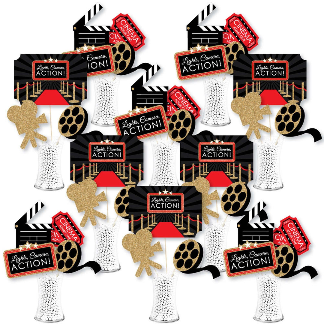 Red Carpet Showstopper Table Toppers - 35 Pc