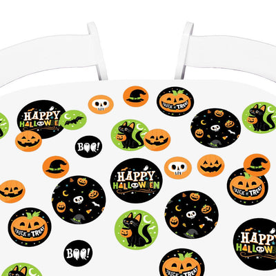 Jack-O'-Lantern Halloween - Kids Halloween Party Giant Circle Confetti - Party Decorations - Large Confetti 27 Count